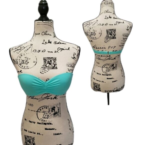 Victoria Secret turquoise bikini top - Picture 1 of 5